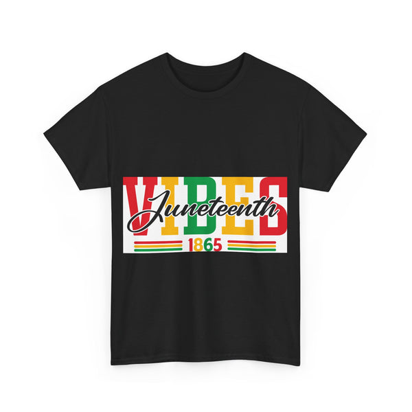 Juneteenth Vibes Woman Plus Size Woman Heavy Cotton Tee