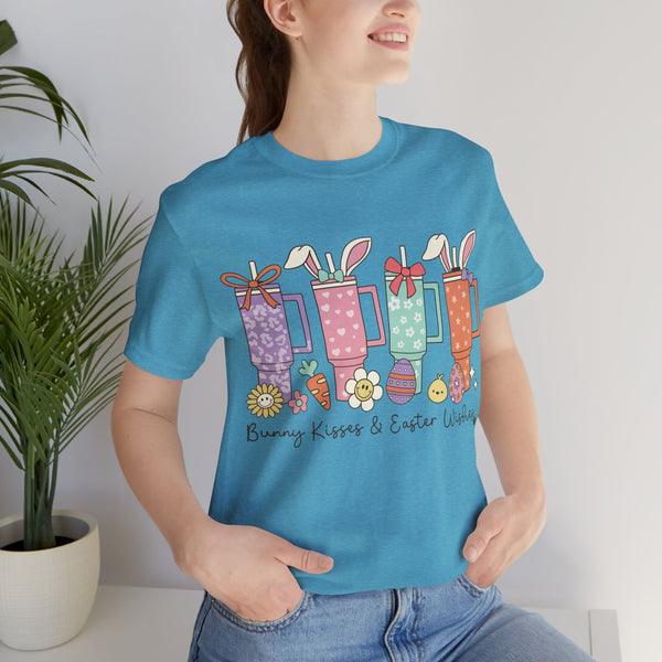 Happy Easter Plus Size Woman Jersey Short Sleeve Tee T-Shirt