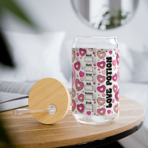 Love Potion Sipper Glass, 16oz