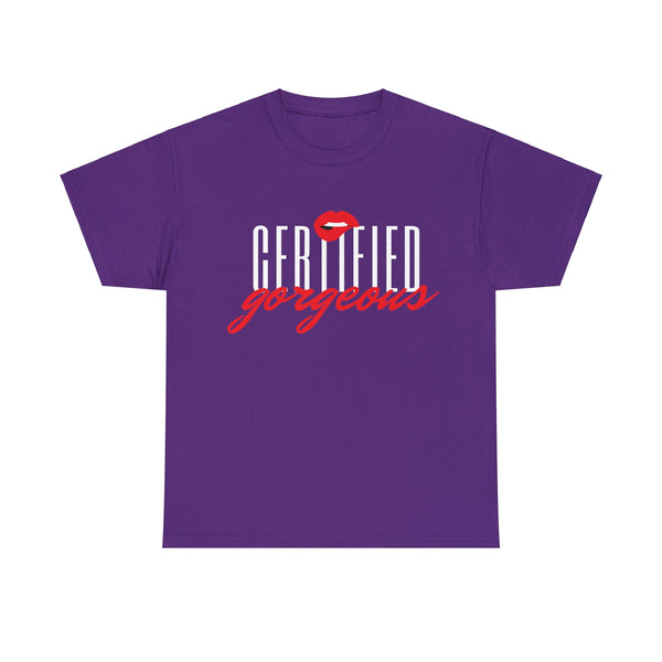 Certified Gorgeous Plus Size Women Heavy Cotton Tee