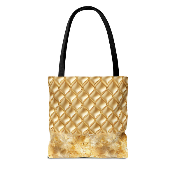Gold Shimmer Reusable Tote Bag