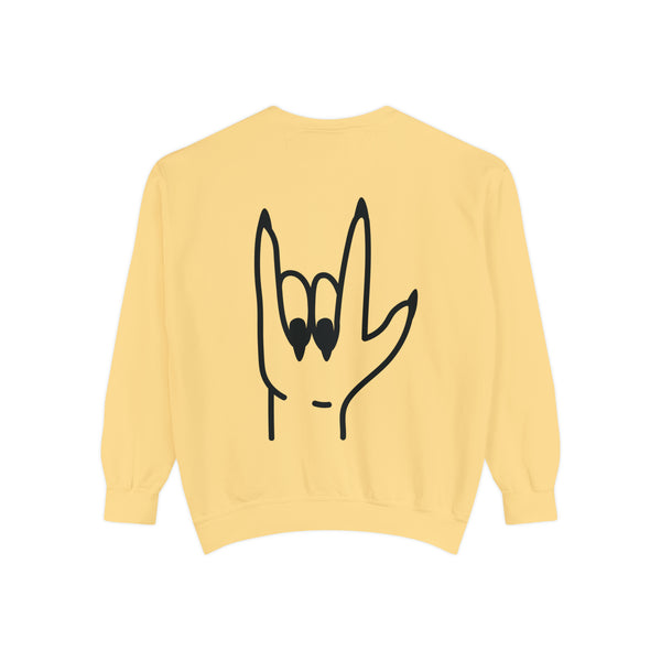 Sweet Unisex Garment-Dyed Sweatshirt