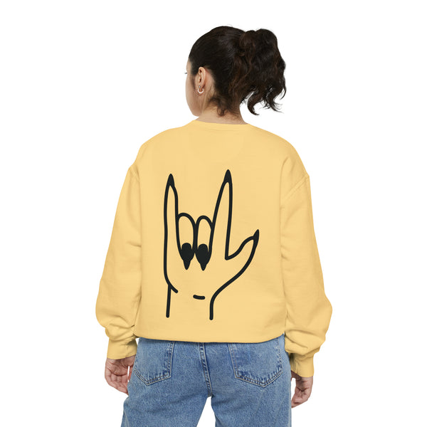 Sweet Unisex Garment-Dyed Sweatshirt