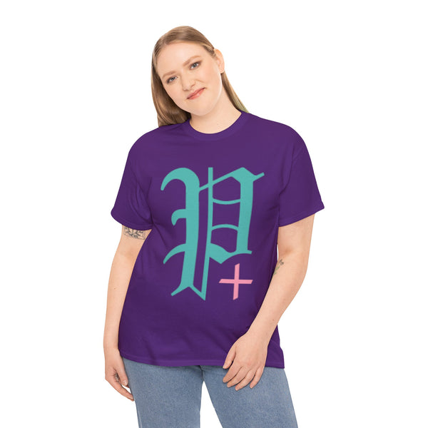 "Plus All Over" Plus Size Women Heavy Cotton Tee T-shirt