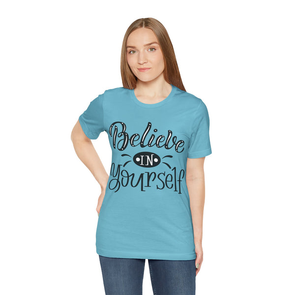 "Body Positivity" Quotes Plus Size Woman Jersey Short Sleeve Tee T-Shirt