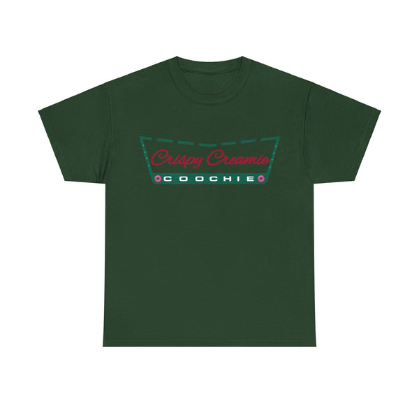 "Crispy Cream" Woman Crewneck T-Shirt: Focus on the Good - Unisex Heavy Cotton Tee