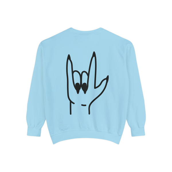 Sweet Unisex Garment-Dyed Sweatshirt