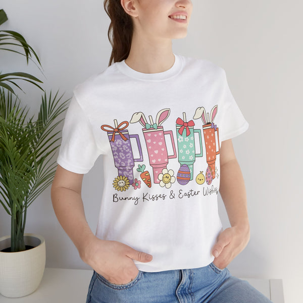 Happy Easter Plus Size Woman Jersey Short Sleeve Tee T-Shirt