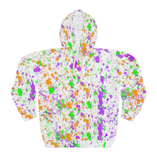 Paint Splash Woman Pullover Hoodie