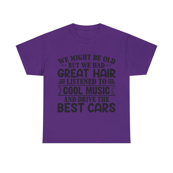 "We Might Be Old" of Empress Plus Size Women Heavy Cotton Tee