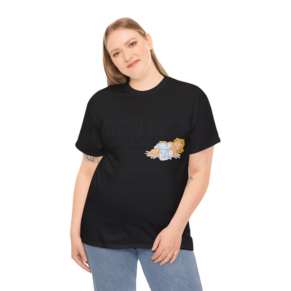 Why Big Girls Plus Size Women Heavy Cotton Tee