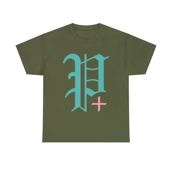"Plus All Over" Plus Size Women Heavy Cotton Tee T-shirt