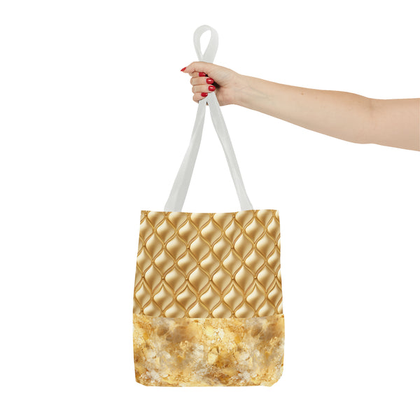 Gold Shimmer Reusable Tote Bag