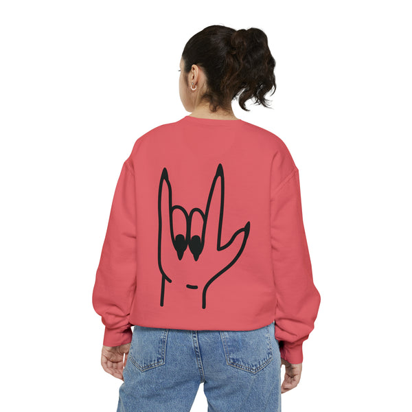 Sweet Unisex Garment-Dyed Sweatshirt