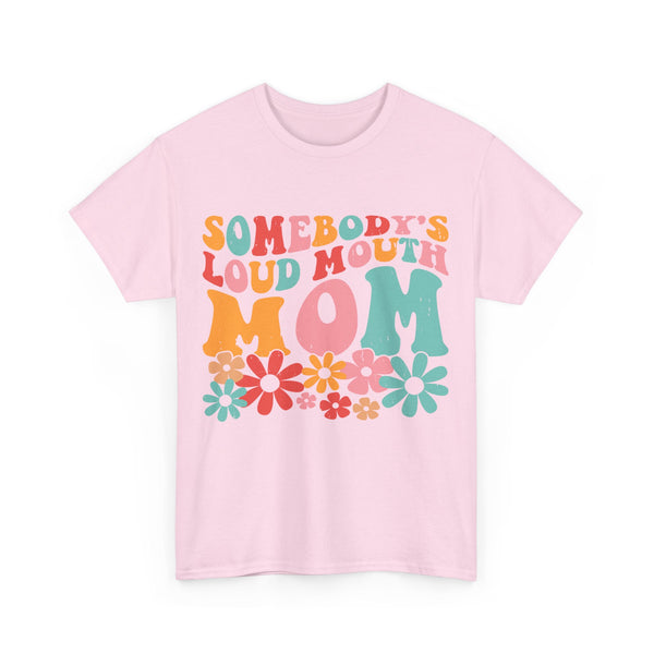 "Somebody Loud Mouth Mama" Plus Size Women Heavy Cotton Tee T-Shirt