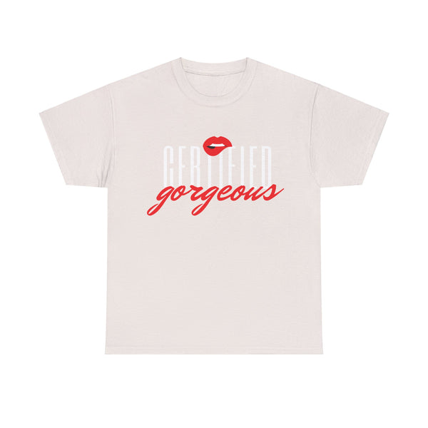 Certified Gorgeous Plus Size Women Heavy Cotton Tee