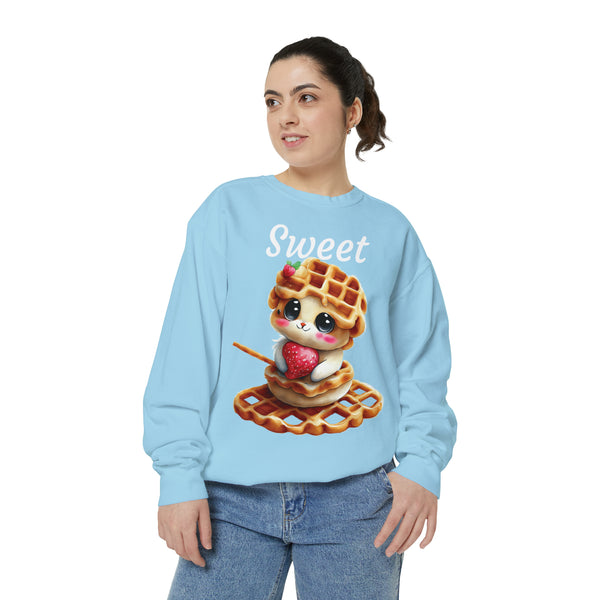 Sweet Unisex Garment-Dyed Sweatshirt