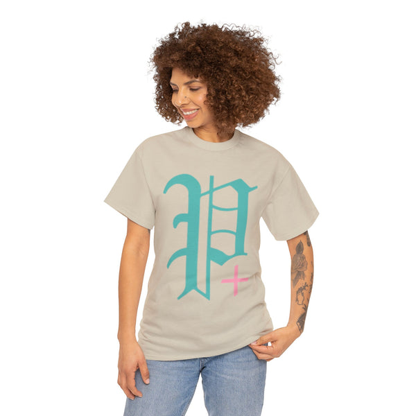 "Plus All Over" Plus Size Women Heavy Cotton Tee T-shirt