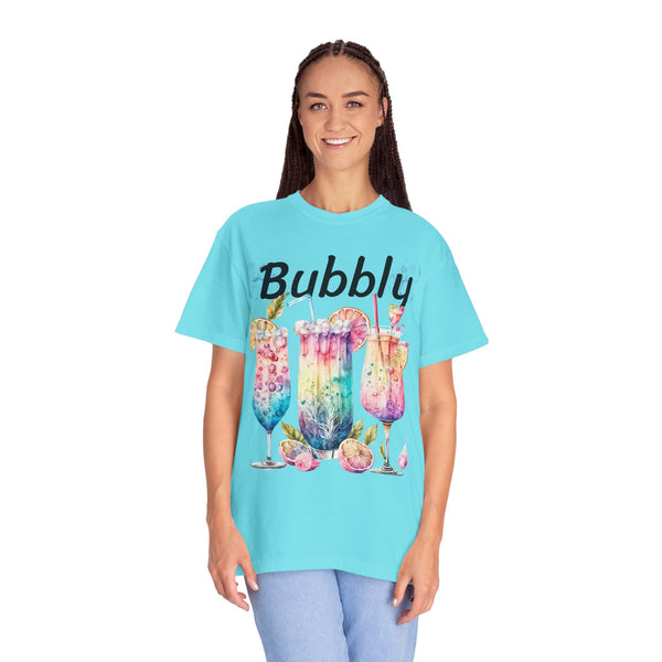 Bubbly Plus Size Woman Garment-Dyed T-shirt