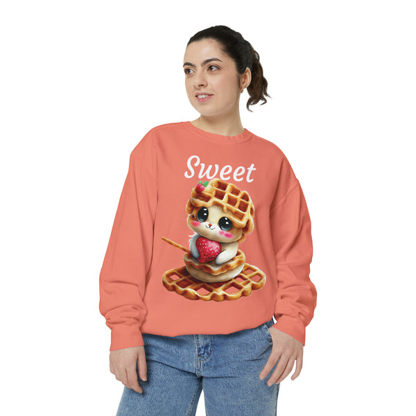 Sweet Unisex Garment-Dyed Sweatshirt
