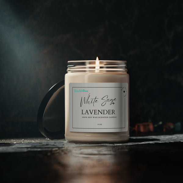 100% Scented Soy Candle, 9oz