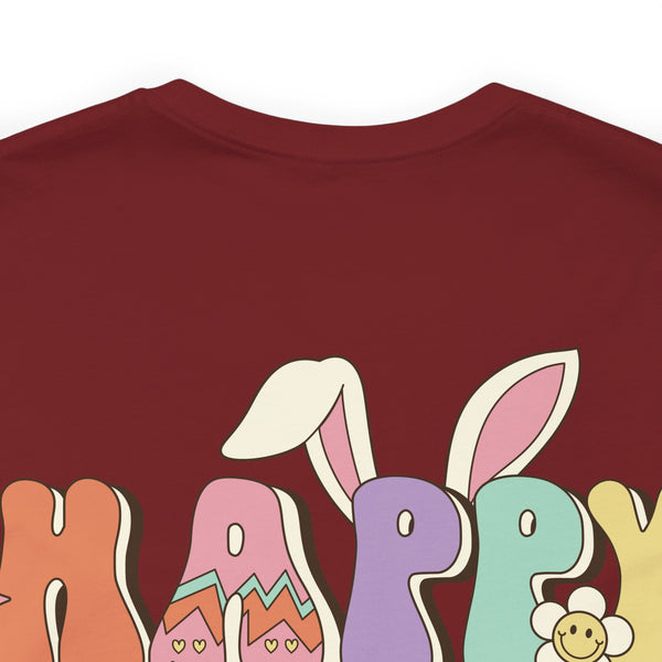 Happy Easter Plus Size Woman Jersey Short Sleeve Tee T-Shirt
