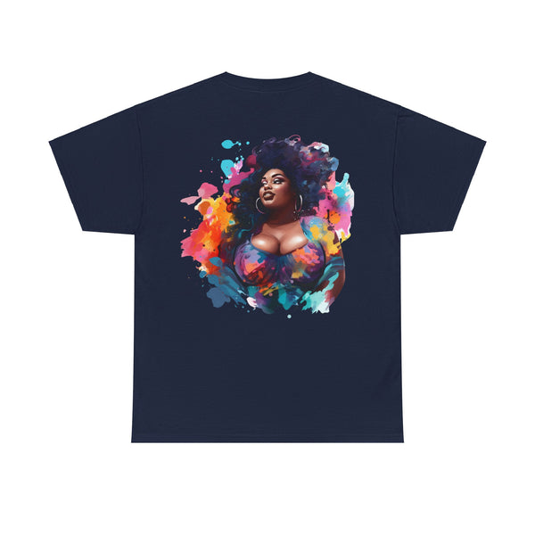 Anyone can Drive, Not handle Curves Plus Size Women Heavy Cotton Tee