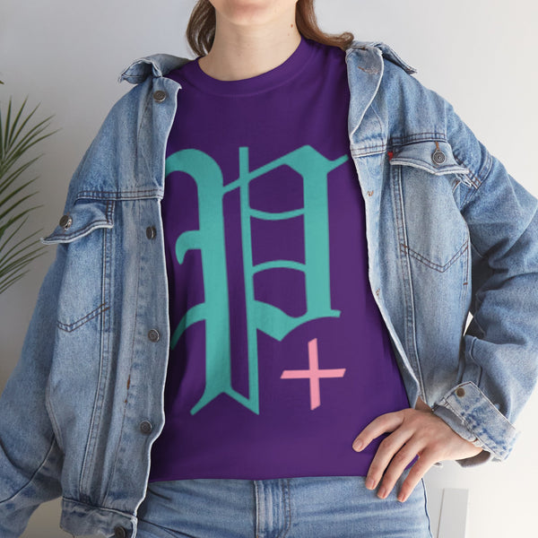 "Plus All Over" Plus Size Women Heavy Cotton Tee T-shirt