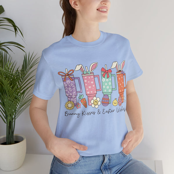 Happy Easter Plus Size Woman Jersey Short Sleeve Tee T-Shirt