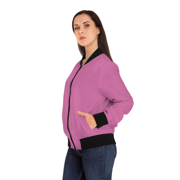 Pink Lips Women's Bomber Jacket