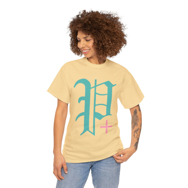 "Plus All Over" Plus Size Women Heavy Cotton Tee T-shirt