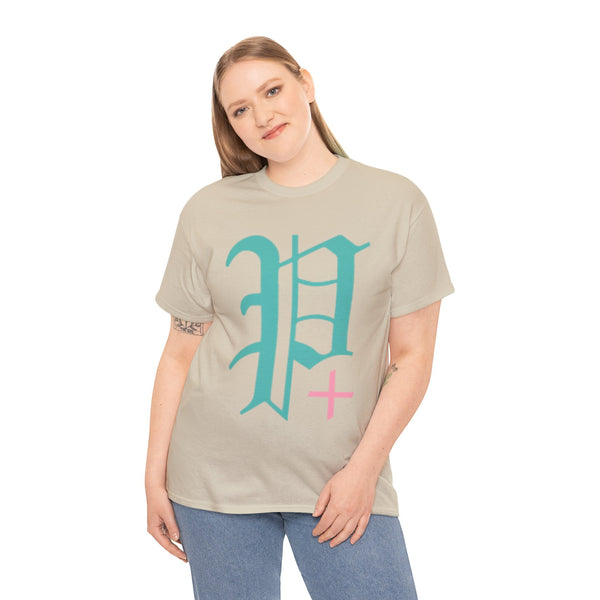 "Plus All Over" Plus Size Women Heavy Cotton Tee T-shirt
