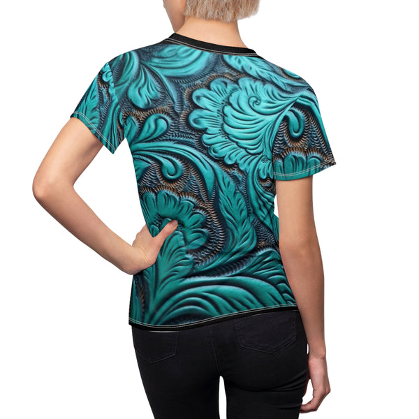 Teal Women's Cut & Sew Tee