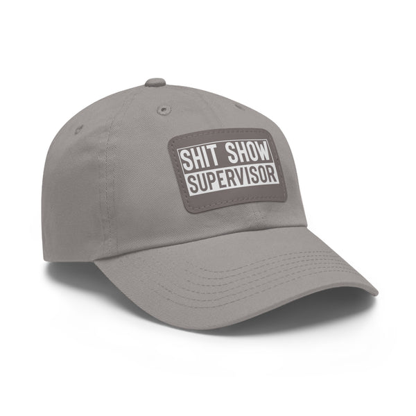 Sh*t Show Supervisor Ladies Hat with Leather Patch
