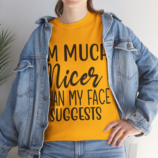 "Funny Saying" Plus Size Women Heavy Cotton Tee T-Shirt