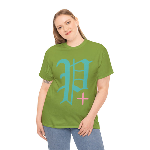 "Plus All Over" Plus Size Women Heavy Cotton Tee T-shirt
