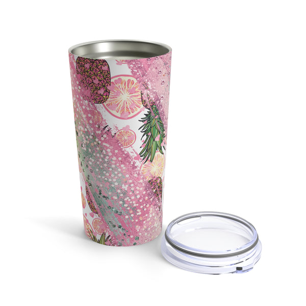 Pink Pineapple Tumbler 20oz Cup