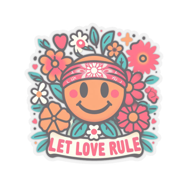 Let Love Rule Kiss-Cut Stickers