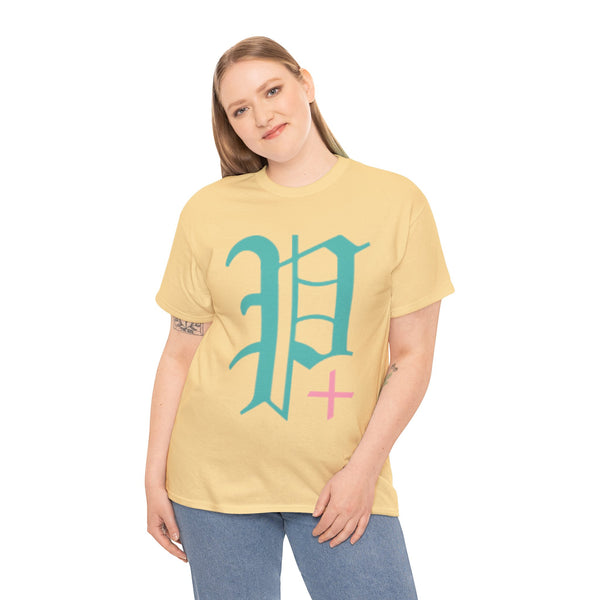 "Plus All Over" Plus Size Women Heavy Cotton Tee T-shirt