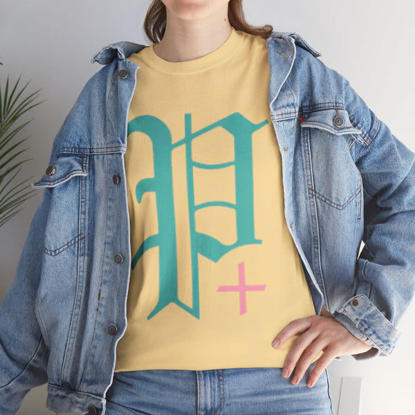 "Plus All Over" Plus Size Women Heavy Cotton Tee T-shirt
