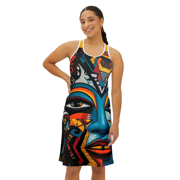 Face Art Women's Racerback Dress
