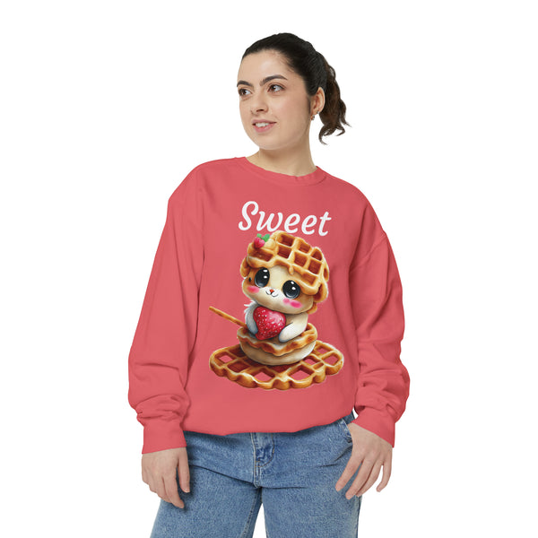 Sweet Unisex Garment-Dyed Sweatshirt