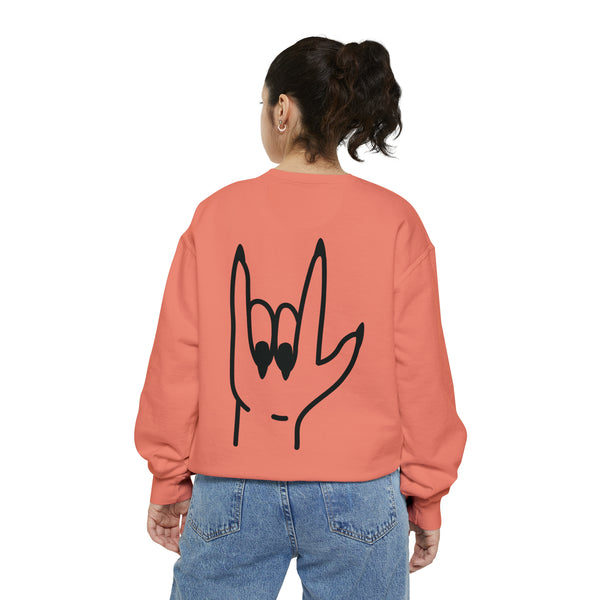 Sweet Unisex Garment-Dyed Sweatshirt