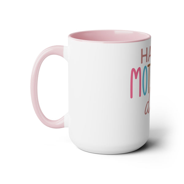 Happy Mother's Day Two-Tone Coffee Mugs Cup, 15oz