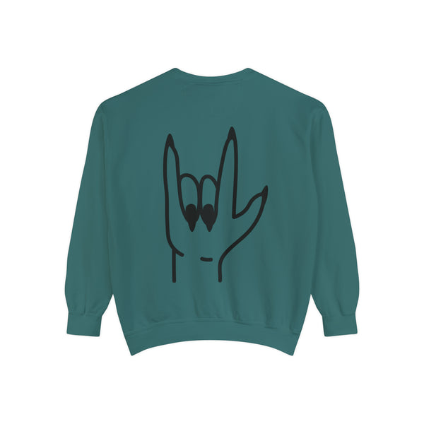 Sweet Unisex Garment-Dyed Sweatshirt