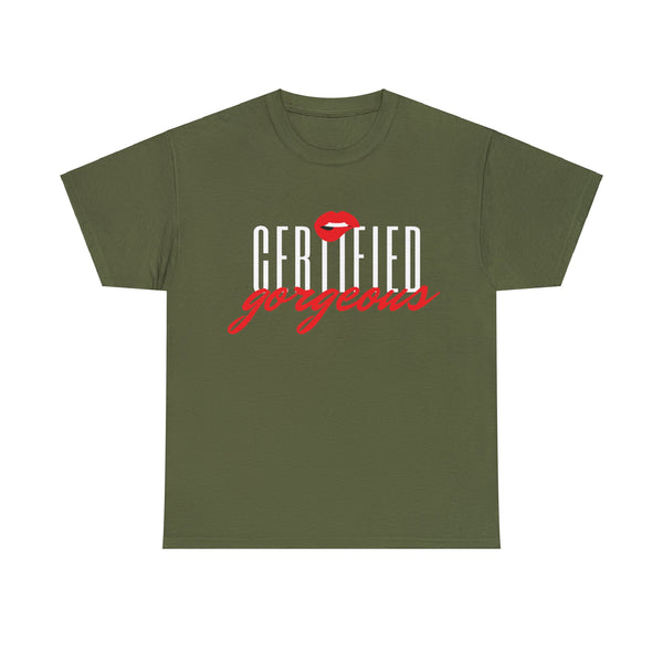 Certified Gorgeous Plus Size Women Heavy Cotton Tee