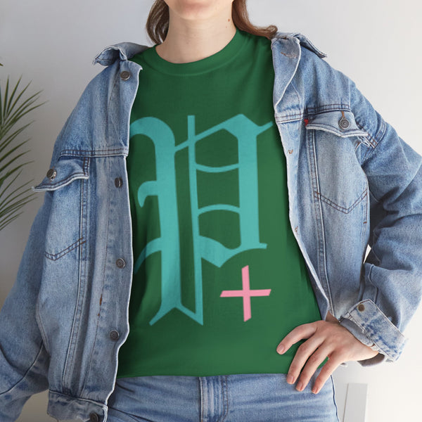 "Plus All Over" Plus Size Women Heavy Cotton Tee T-shirt