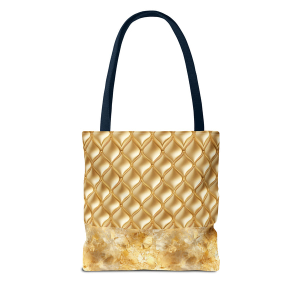 Gold Shimmer Reusable Tote Bag