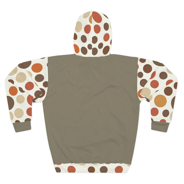 "She is Mom" Polka Dots Woman's Pullover Hoodie