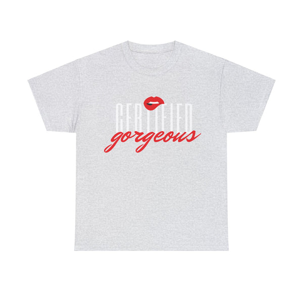 Certified Gorgeous Plus Size Women Heavy Cotton Tee